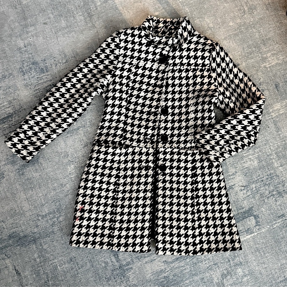 Chanel-Style Mock-Neck Coat